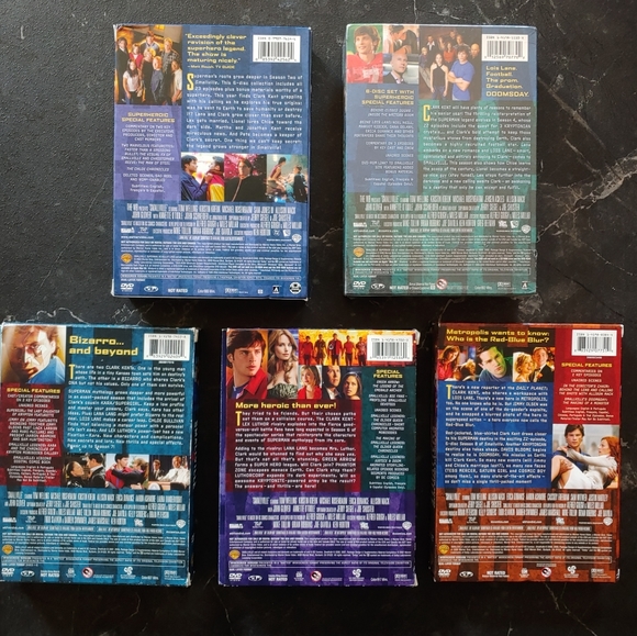 Warner Brother's Smallville TV Series-Seasons Two, Four, Six, Seven and Eight. - Picture 2 of 8